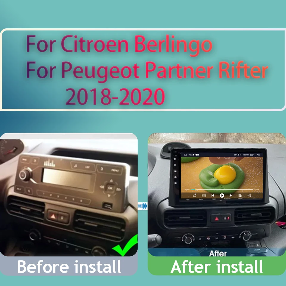 Carplay Android Auto Autoradio Stéréo Pour Honda Cr-V 2001-2006 Avec 9