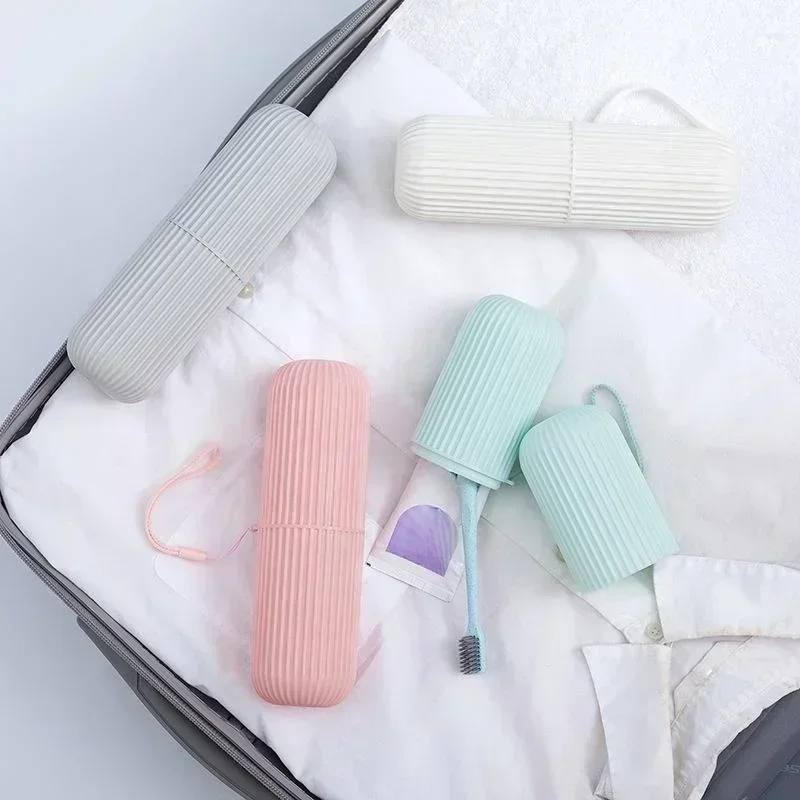 Travel Portable Toothbrush Toothpaste Holder Storage Case Box Organizer Household Storage Cup