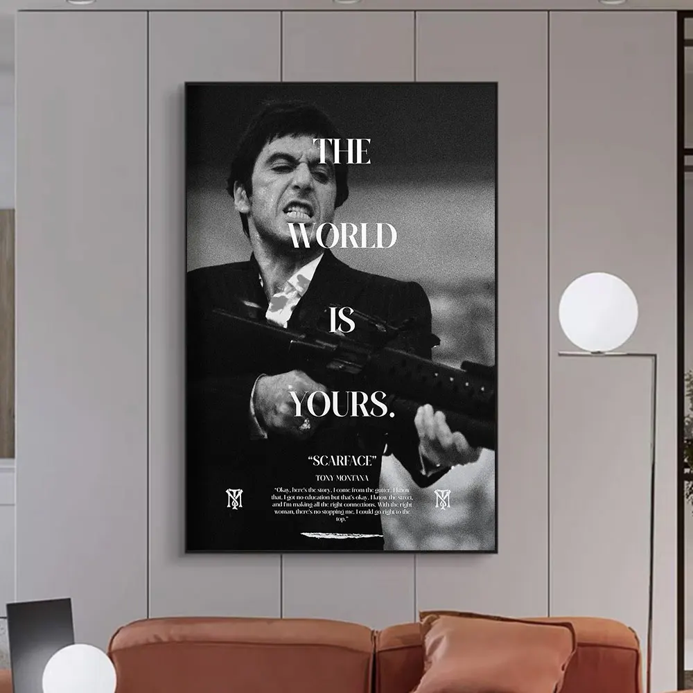 Scarface The World is Yours Classic Movie Posters and Prints Tony