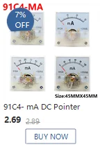 91L4 AC 0-150V 250V 300V 450V Analog Panel Volt Spannung Meter Voltmeter Gauge 91L4 AC 0-150V – Detail 5