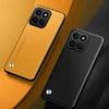 For Honor 200 Smart 5G Carbon Fiber PU Leather Cover Case,Matting Anti-Shock Hard Skin Case For Honor Play 60 Plus 3