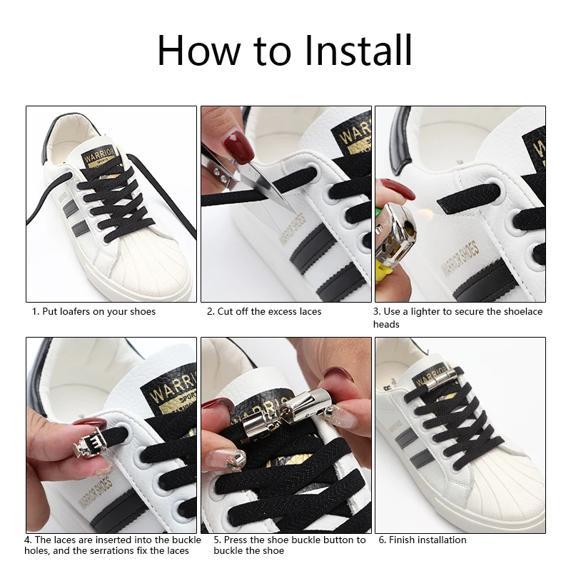 Рисунок 6 - Шнурки круглые без завязывания для обуви