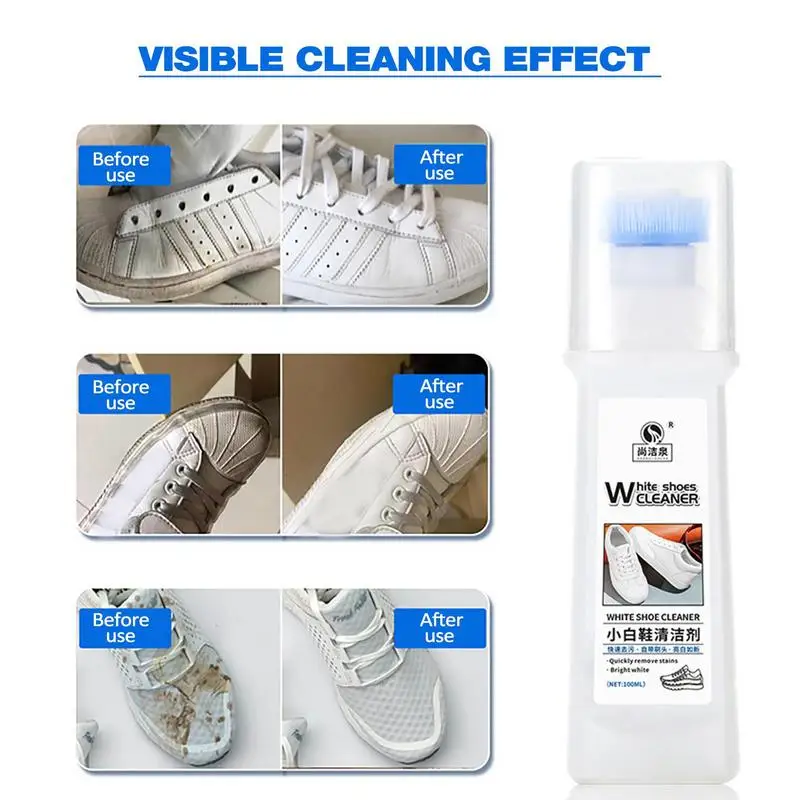 Tennis Shoe Cleaner Brightening White Shoe Polish For Sneakers Polish For  Sneakers Whitenings Gel Stain Remover Cleaning Kit
