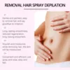 Hair Removal Spray Growth Inhibitor Armpit Leg Painless Depilatory Smooth Nourish Moisturizing Semi Permanent Hair Remover Spray 5