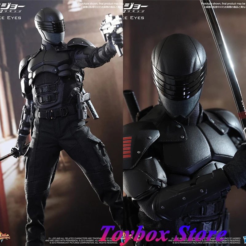 

In Stock HotToys HT 1/6 MMS192 Snake Eyes Movable Soldier Model GIJOE Brave Guy Original Simulation 12" Full Set Action Figure