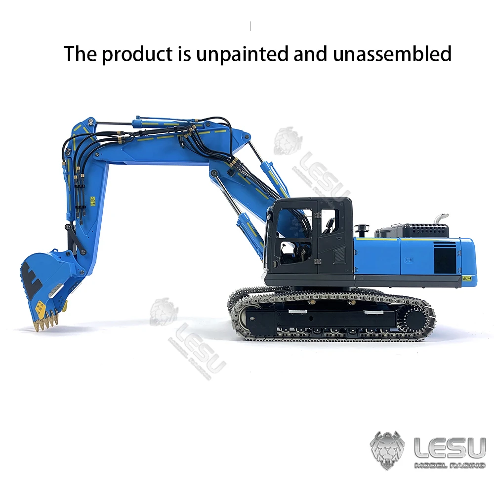 LESU 1/14 RC KIT PC360 Hydraulic Excavator For 3 Arms Electric Digger Unpainted Unassembled Toys for Boy 4