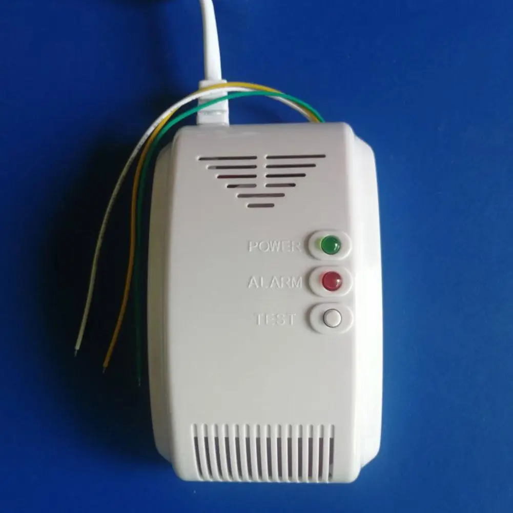 Gas Detector Sensor Propane Butane Sensor 12V LPG Natural Motor Home Camper Marine LED Flash Alarm Sound