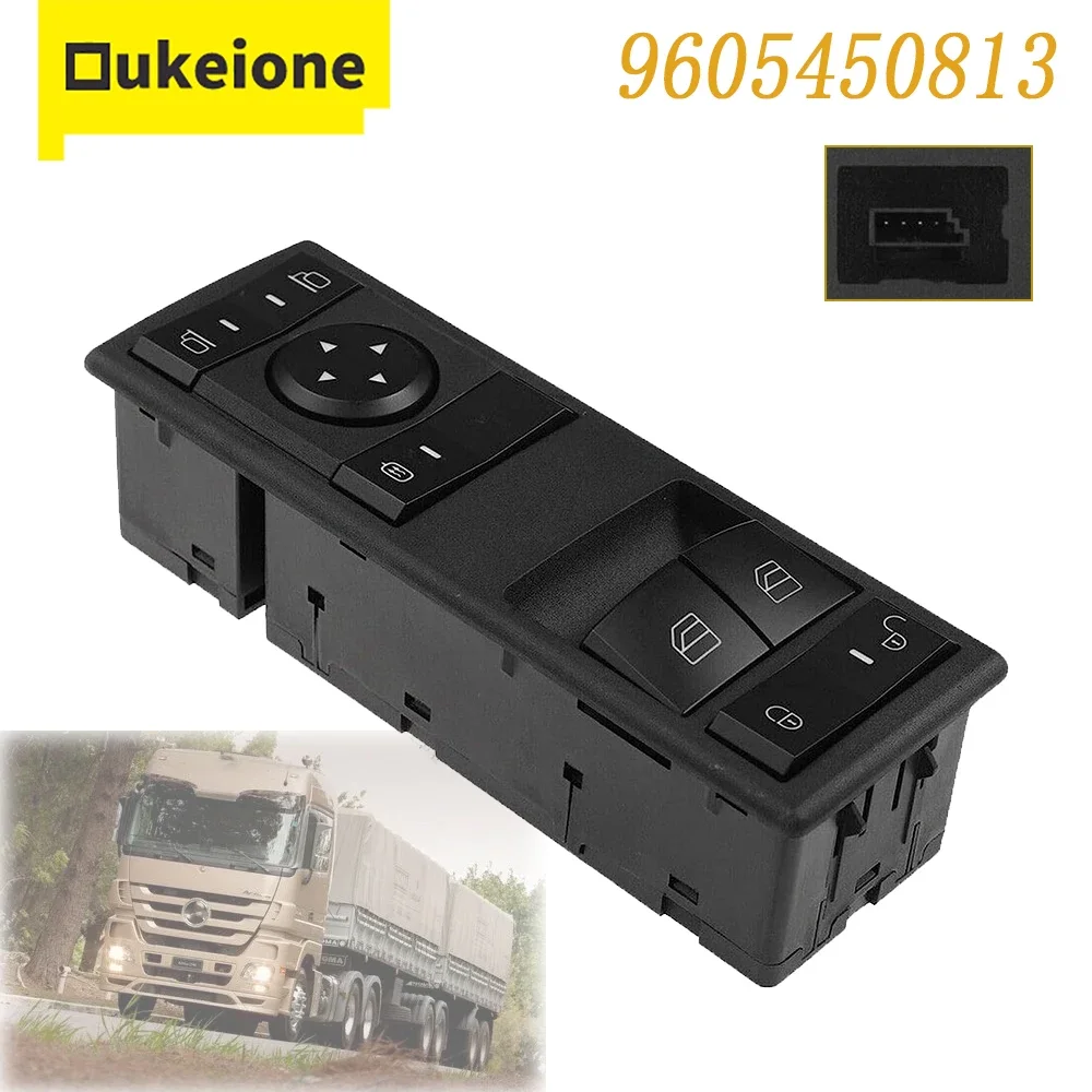 

Переключатель Стеклоподъемника Master Electric Power, кнопка управления подъемником для Mercedes Benz Actros MP4 Truck, автозапчасти A9605450813 9605450813