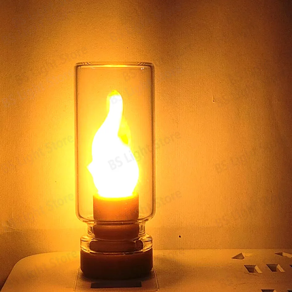 LED 5V 불꽃 전구, USB 촛불 전구, 깜박이는 불꽃 장식 노란색, 가정용 조명, 야간 조명, 축제 램프, 기도