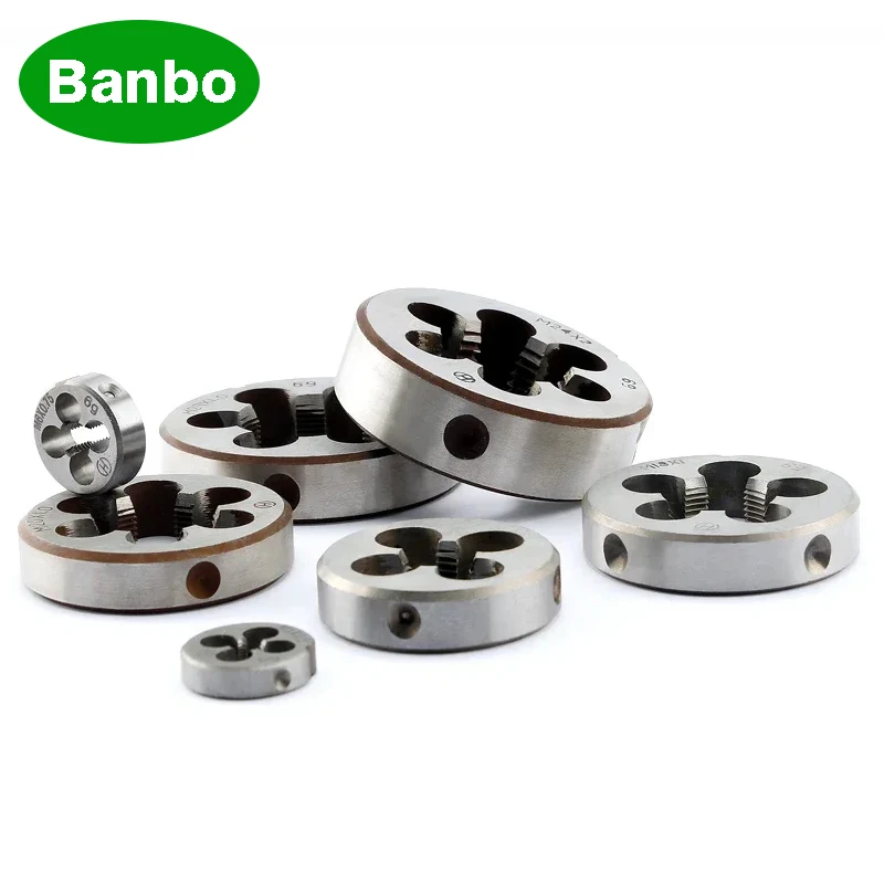 

Fine Tooth Die Alloy Steel Round Dies Threading Cutting Tool M3*0.35 M4*0.5 M6*0.75 M8*1 M10*0.75 M12*0.75 M14*1 M24*1 M30*1.5