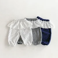 Leggings d'automne pour bébés filles, pantalons longs de style coréen pour nourrissons et tout-petits, vêtements pour enfants de 0 à 3 ans, vêtements d'extérieur à fleurs 2