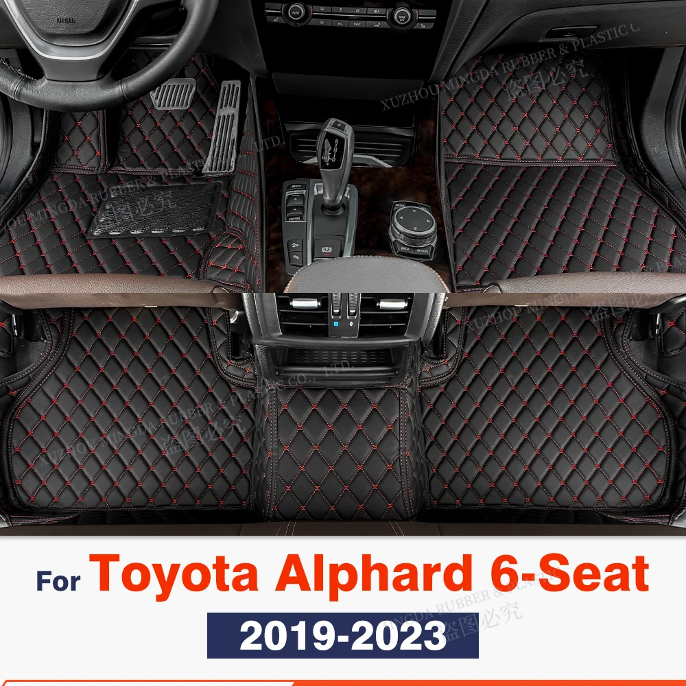 

Автомобильные коврики для Toyota Alphard, 6 сидений, 2019, 2020, 2021, 2022, 2023, под заказ, подкладки под ноги, аксессуары для интерьера