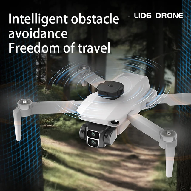 L106 Professional Drone With Camera For Adults & Beginners, Brushless Motor, Obstacle Avoidance, HD Screen Remote Control 2