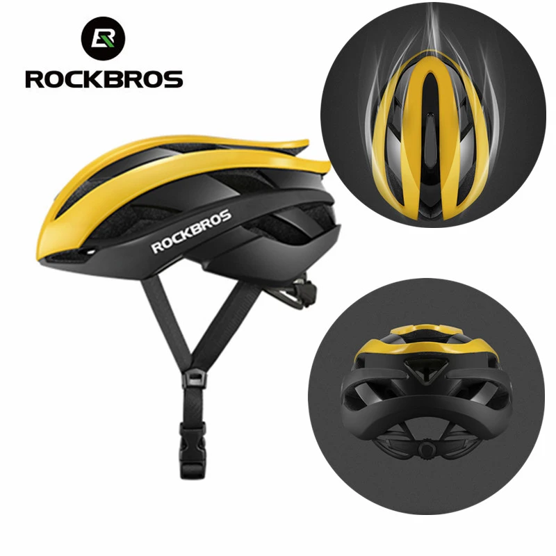 

ROCKBROS Bicycle Helmet Cycling Ultralight Road Bike MTB Scooter Caps Motorcycle Casco Ciclismo