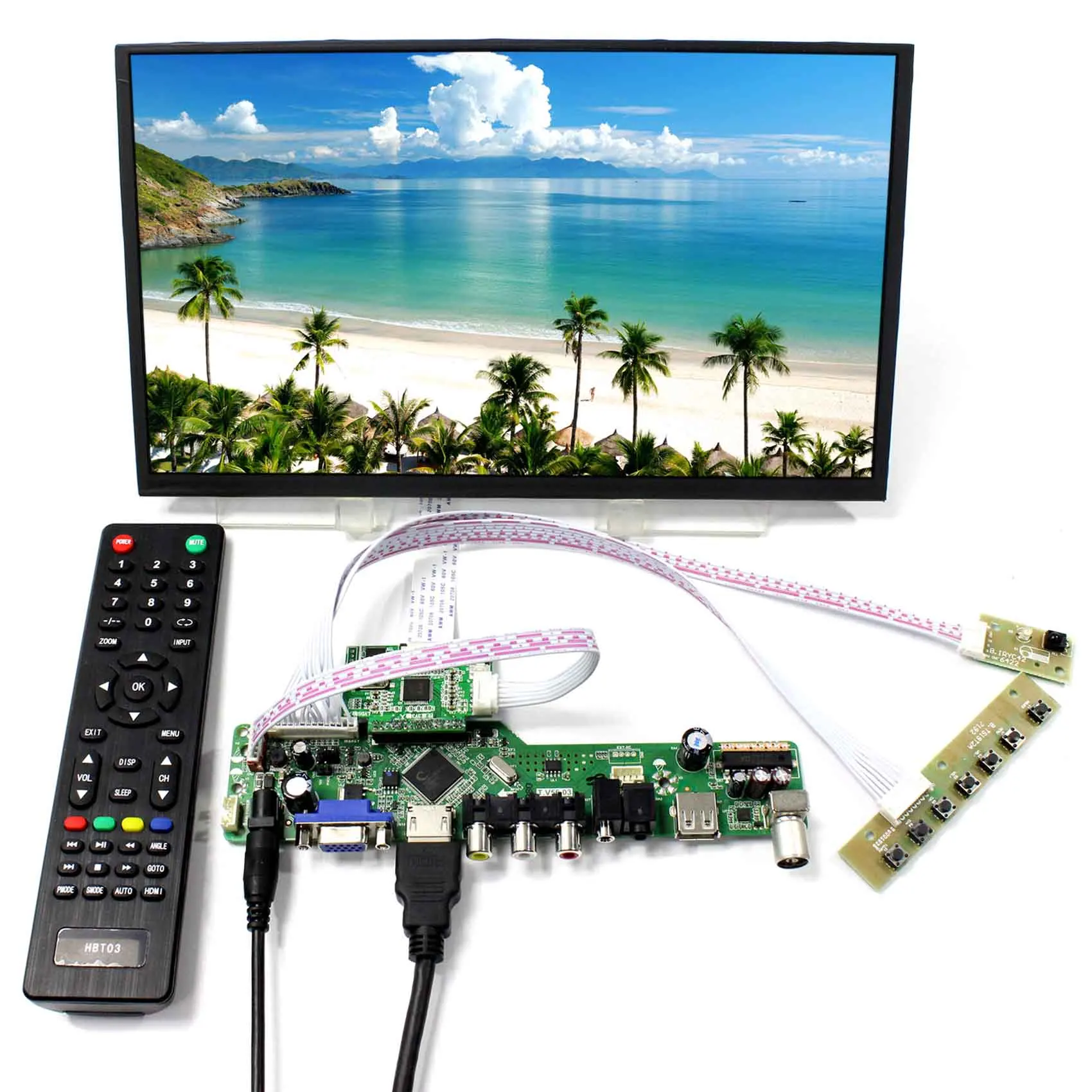 

11. 6-дюймовый IPS ЖК-дисплей 11,6 дюйма 1920X108 0 экран eDP M116X40 работает с телевизионной платой (HD MI USB AV плата драйвера с управлением romote)