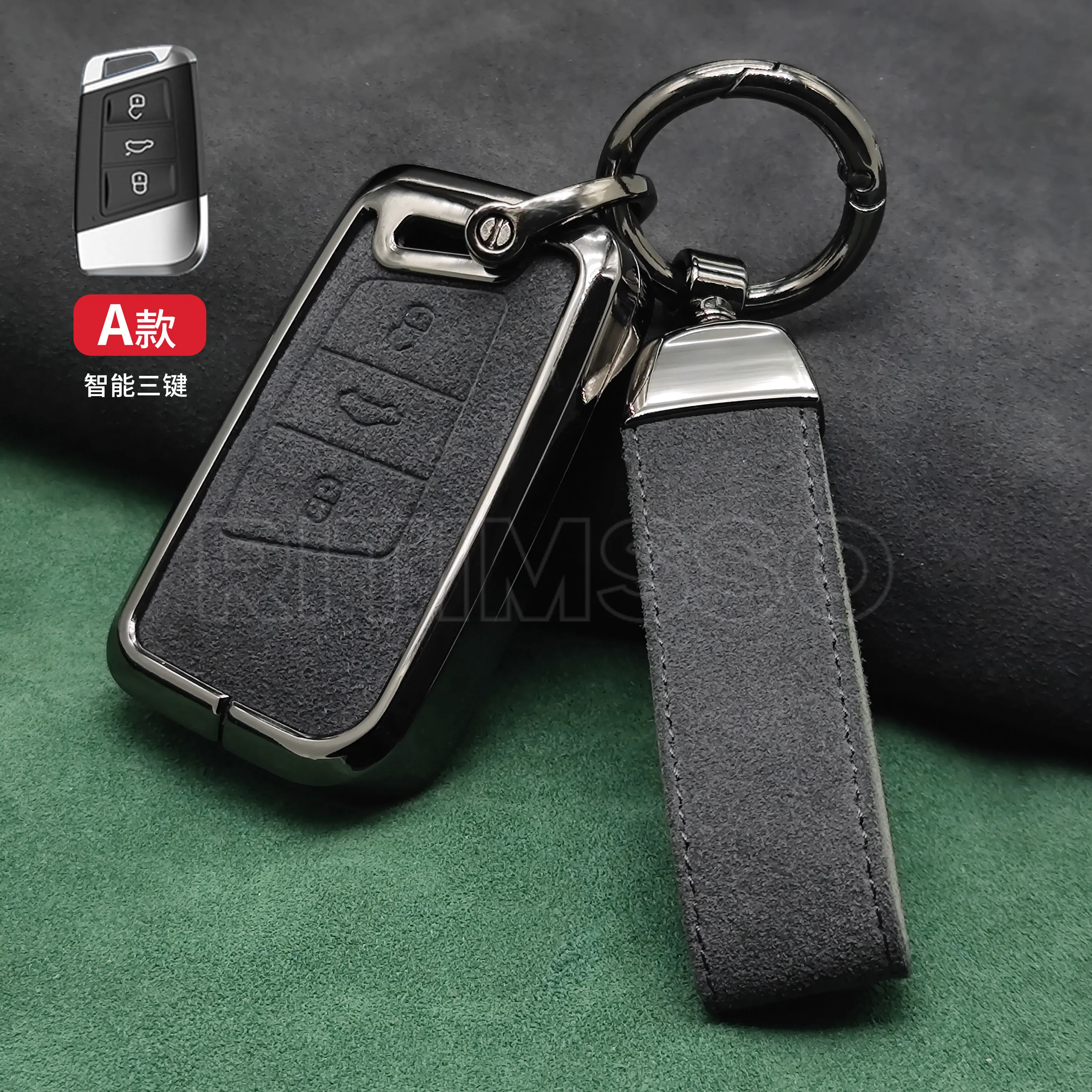 Custodia-per-chiave-a-distanza-per-auto-in-metallo-Shell-Fob-per-Volkswagen-VW-Magotan-Passat.jpg Custodia per chiave a distanza per auto in metallo Shell Fob per Volkswagen VW Magotan Passat B8 CC MK2 Golf per Skoda Superb A7 Kodiaq accessori - Custodia per chiave a distanza per auto in metallo Shell Fob per Volkswagen VW Magotan Passat