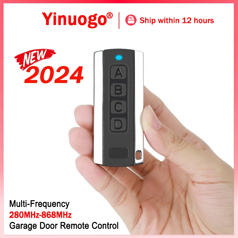 Control Remoto De 433 MHz Transmisor De Puerta De Garaje Abridor De Distancia Corta Deslizante Automatico Para Seguridad En El Hogar