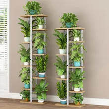 

5/6 layer Plant Stand T-shaped Flower Stand Iron Flower Pot Holder Shelf Planter Display Organizer Garden Balcony Decoration