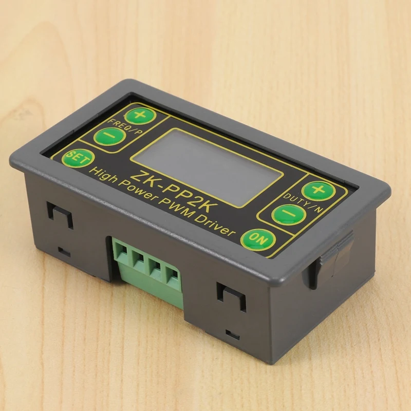 ZK-PP2K PWM 모터 속도 컨트롤러 레귤레이터, 조절식 LED 조광기 펄스 주파수 듀티비, DC 3.3-30V, 12V, 24V, 8A, 150W