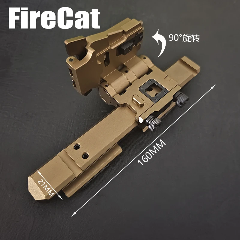 Irsoft Red Dot Mout G33 558 Wilcox Cincin Mount untuk Scope Sight Picatinny Adaptor Rollover Braket Taktis Aksesori Mount