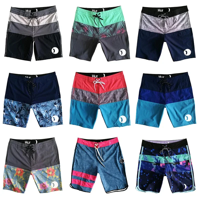 Short Surf Séchage Rapide ALISISTER Short De Bain Homme Hawaii - Impression 3D Séchage Rapide - Taille L - Design Surf - Polyester Short Plage Piscine