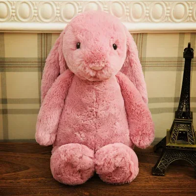 thumbnail image 1 of Size 40cm/50cm Long Ear Rabbit Plush Toy Cartoon Animal Cute Stuffed Doll Girl Friend Birthday Gift Christmas Present, 1 of 5