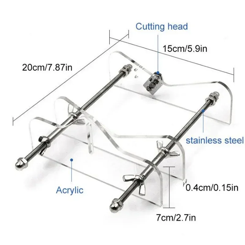 Adjustable Glass Bottle Cutting Tool Round Wine Beer Glass Cutter Wine Bottle Cutting Rack Beer Glass Cutting Bottles Holder 2