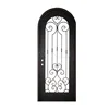 Beautiful iron grill door design main entrance wrought iron single door 3