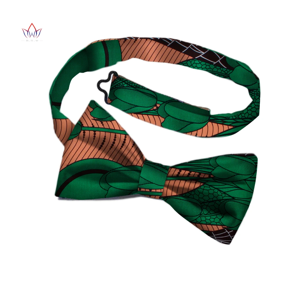 African Print Bow Tie for Men Bohemia African  Cotton print fabric Gifts for Men African traditional Men Fake collar WYb340 african pants Africa Clothing