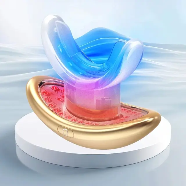 NEWGAGA Smooth Full Lip Care Teeth Whitening Lips LED Wrinkle Removal U Shape Lip Plumper Device Instrument