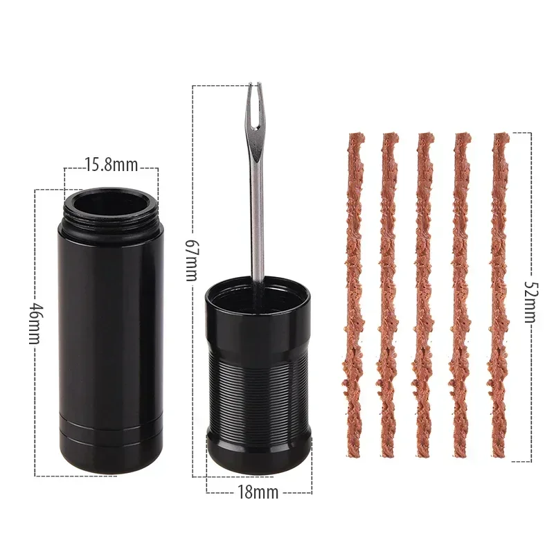 Mini Tubeless Tire Repair Tool for Bicycle EDC Glue Patch Sealant Rubber Stripes for MTB & Road Bike Accessories tire repair tool