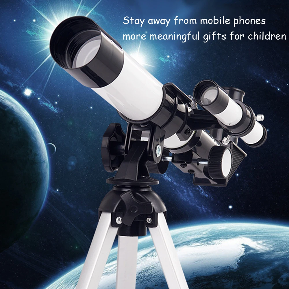 S573ad0afe35247f3925605462963ebc25 40040 teleskop astronomiczny monokularowy profesjonalny teleskop astronomiczny odbijające Spyglass Camping dla podróży dzieci prezenty