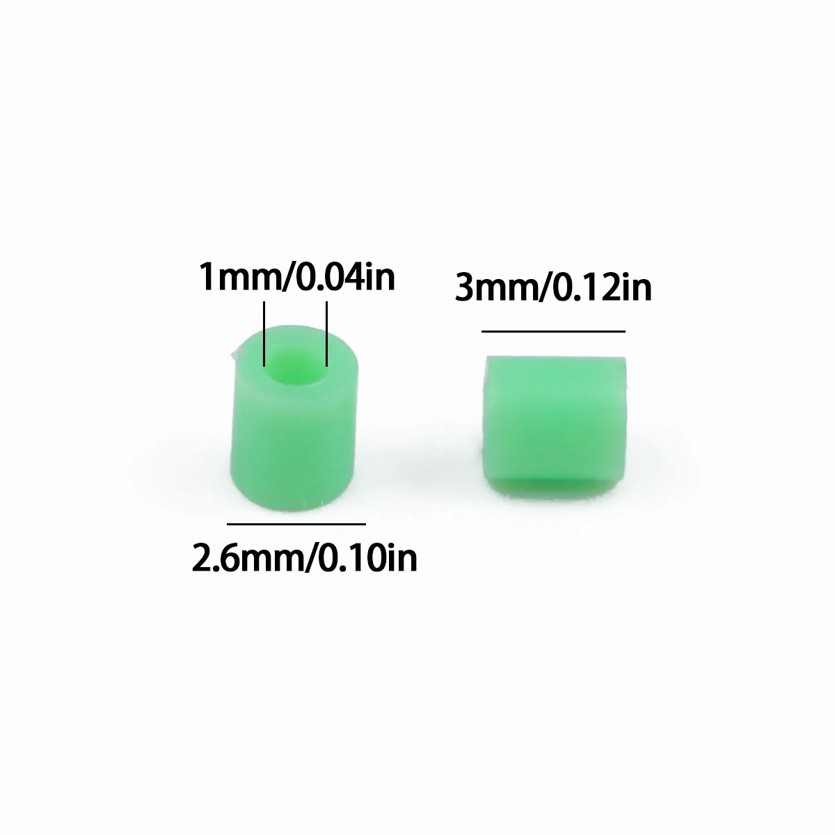 2.6mm 25G/50G 퓨전 비즈 동물 장난감 창의적인 포장 펄러 하마 비즈 쥬얼리 팔찌 만들기 DIY 액세서리