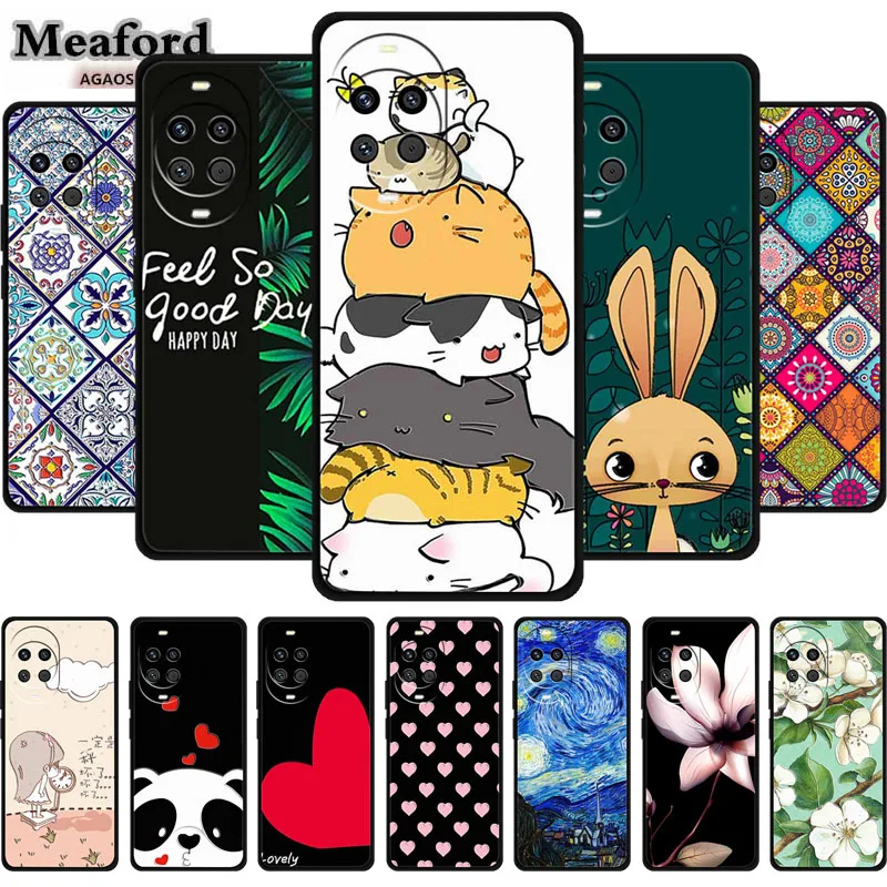 Floral Embossed 3D Relief Phone Case