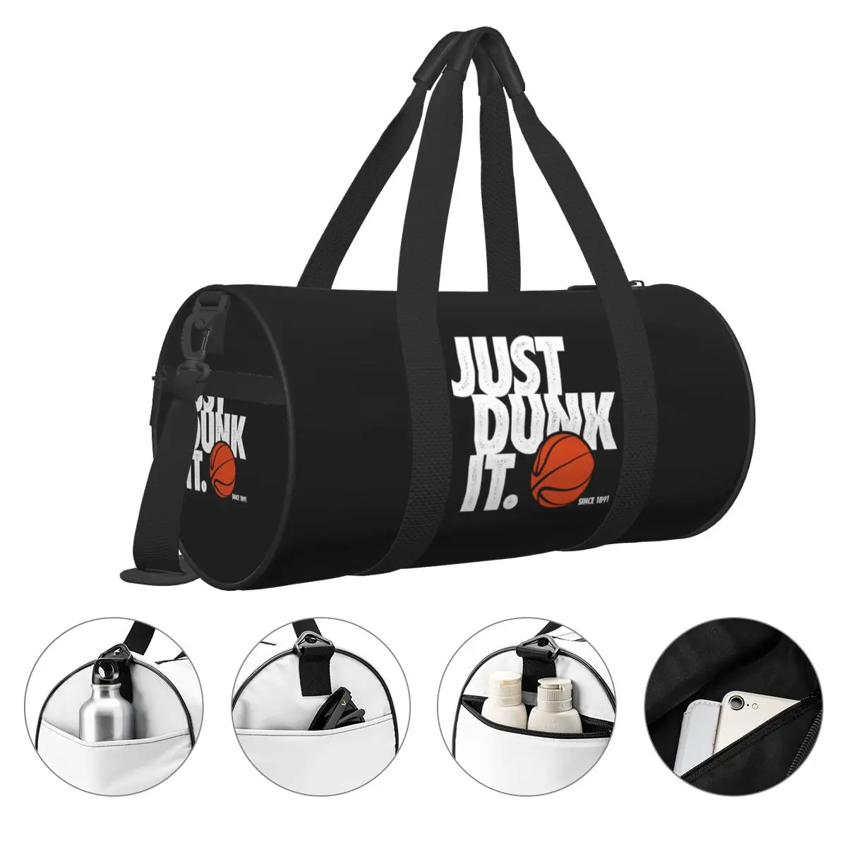 Gym Bag BASKETBALL Sports Bag Large Streetball Cool Men's Waterproof Custom Handbag Colorful Training Fitness Bag 3