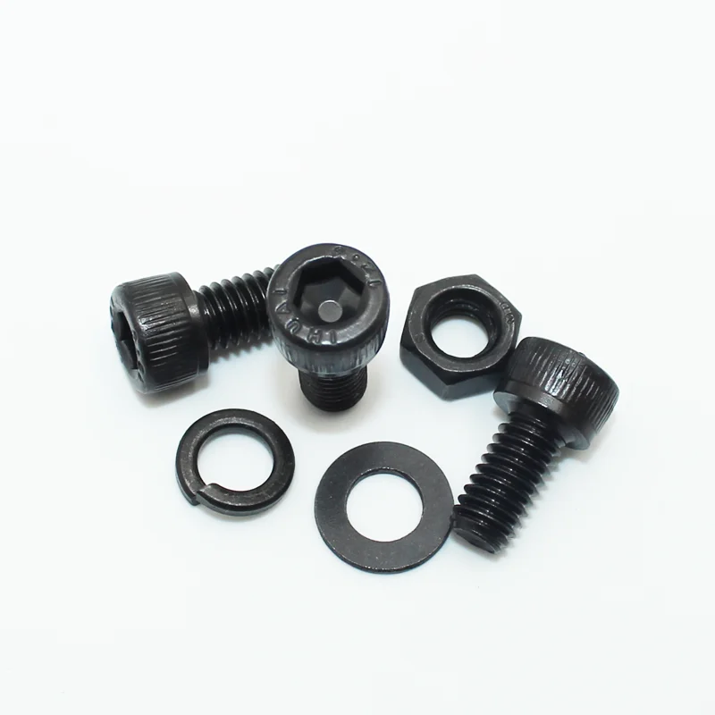 up to 2500p Allen Hexagon Hex Socket Head Cap Screw Nut Washer Kit 12.9 Grade Alloy Steel M2 M2.5 M3 M4 M5 M6 Furniture Car Bolt
