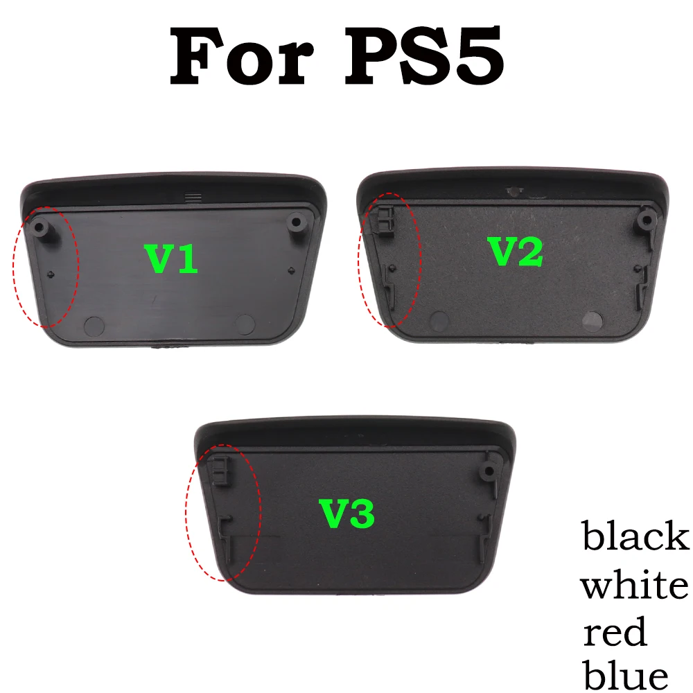 black white For PS5 V1 V2 V3 BDM-010  BDM-020  BDM-030 Replacement Plastic Touchpad  Controller Soft Touch Custom Part Touch Pad