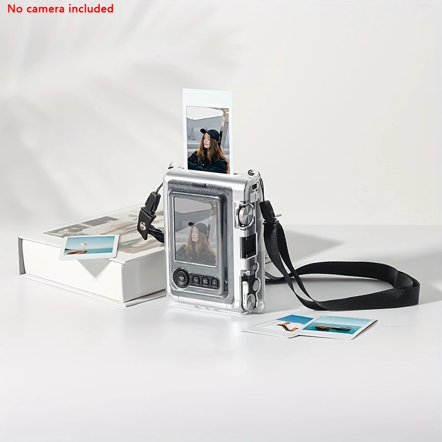 1pcs for instax miniEVO transparent case pc crystal case protective cover anti-scratch and anti-fall without camera