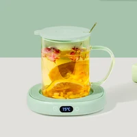 Smart Cup Heater Coffee Milk Mug Warmer Electric Hot Plate for Water Tea Constant Temperature Heating Coaster 3 Gear Warmer Pad 1