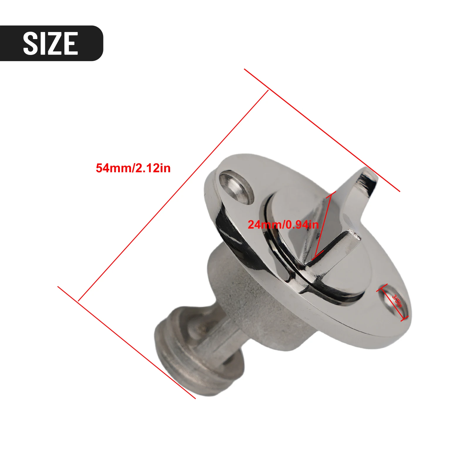 Attwood Marine Garboard Drain Plug - 316 Stainless Steel, 1-Inch Hole Size For Boats And Yachts