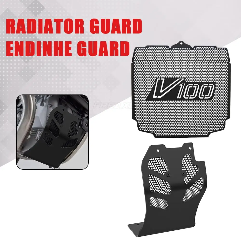 

For Moto Guzzi V100 Mandello/S V 100 Mandello S 2022 2023 2024 Motorcycle Raditor Guard Protector Cylinder Head Engine Cover