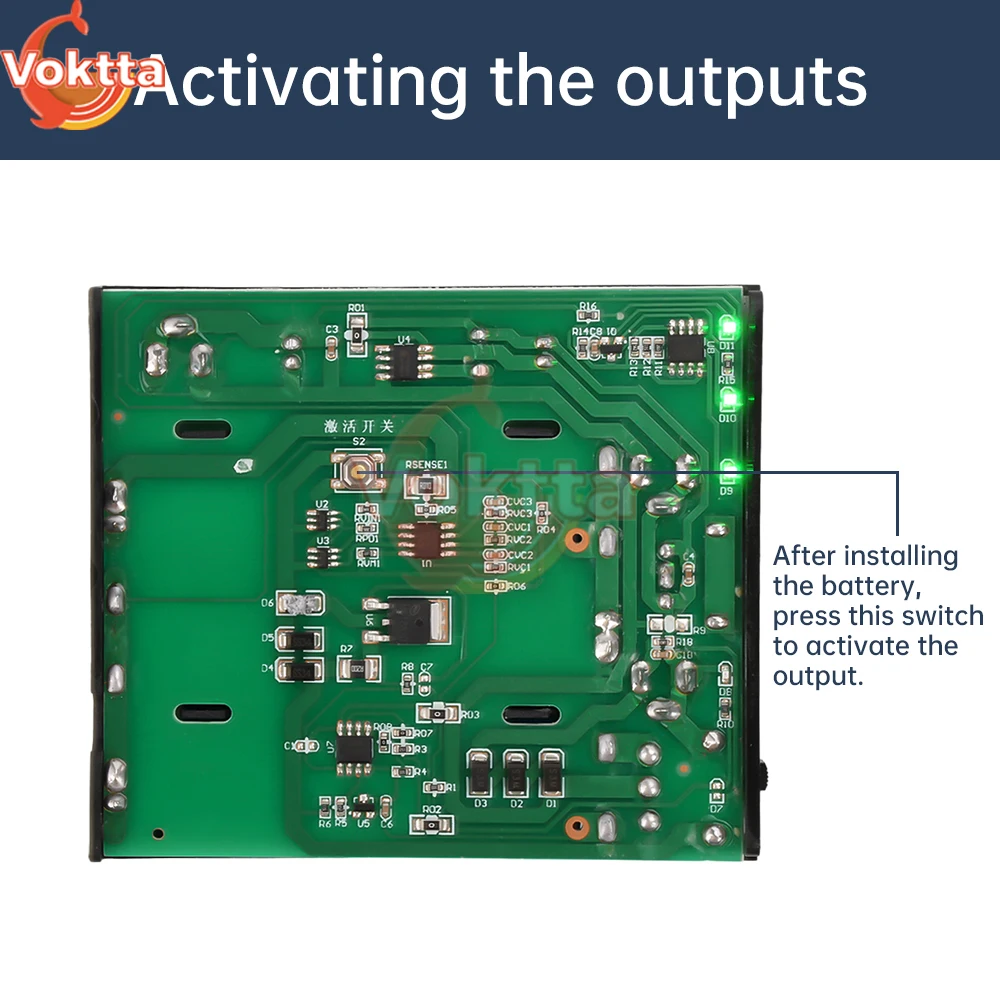 5V 9V 12V Uninterrupted Power Supply Box 3x 18650 Lithium Battery UPS Optical Modem DIY Power Bank Box Welding Free Kits