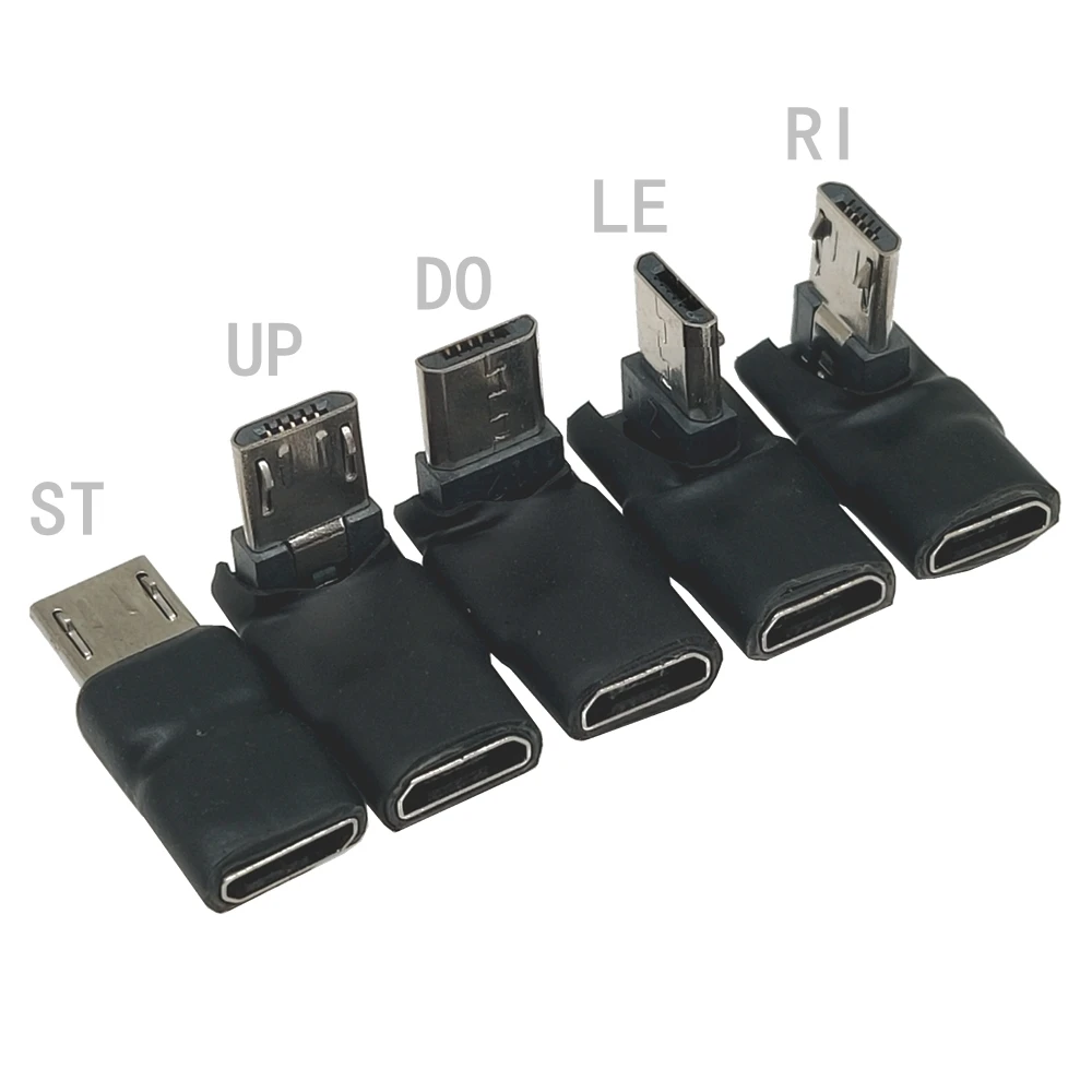 MicroUSBExtensionCableSuperSpeedAndroidelbowextensionMaleto