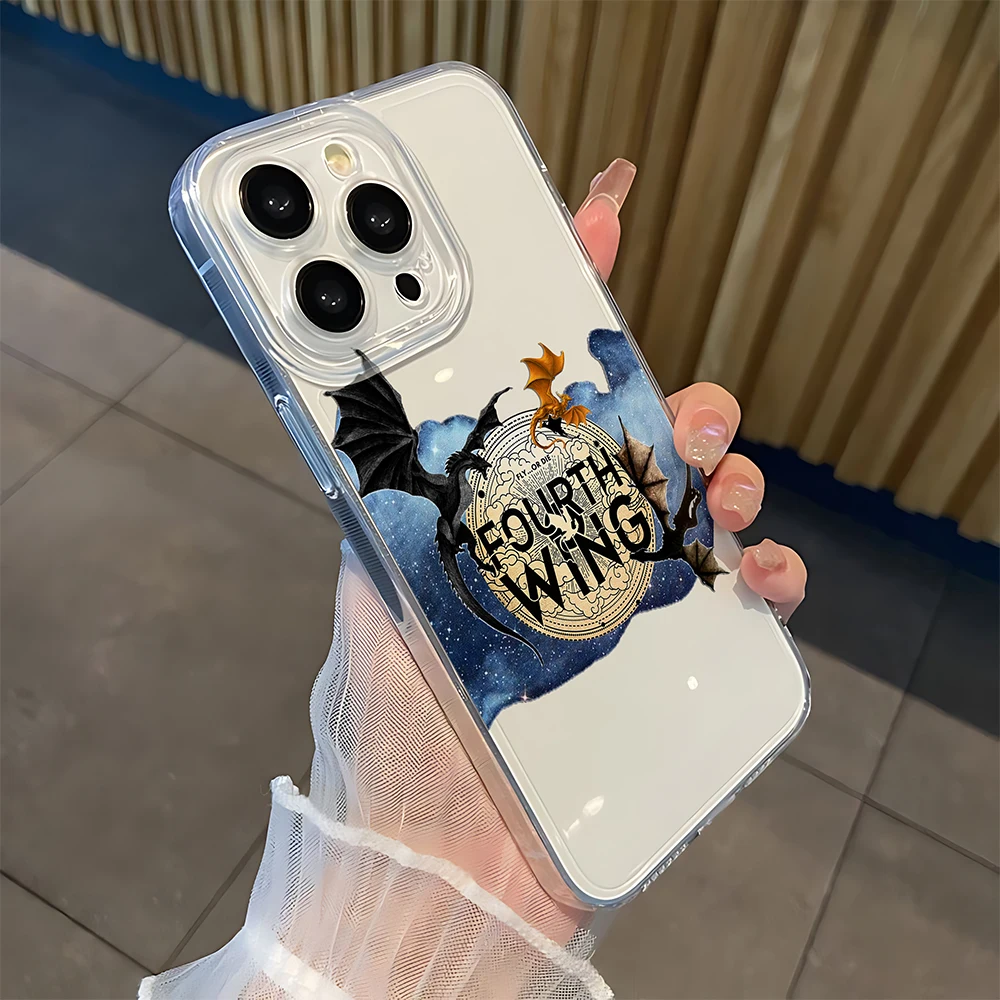 Luxury Dragon Wing Soft TPU Phone Case with Elegant Design