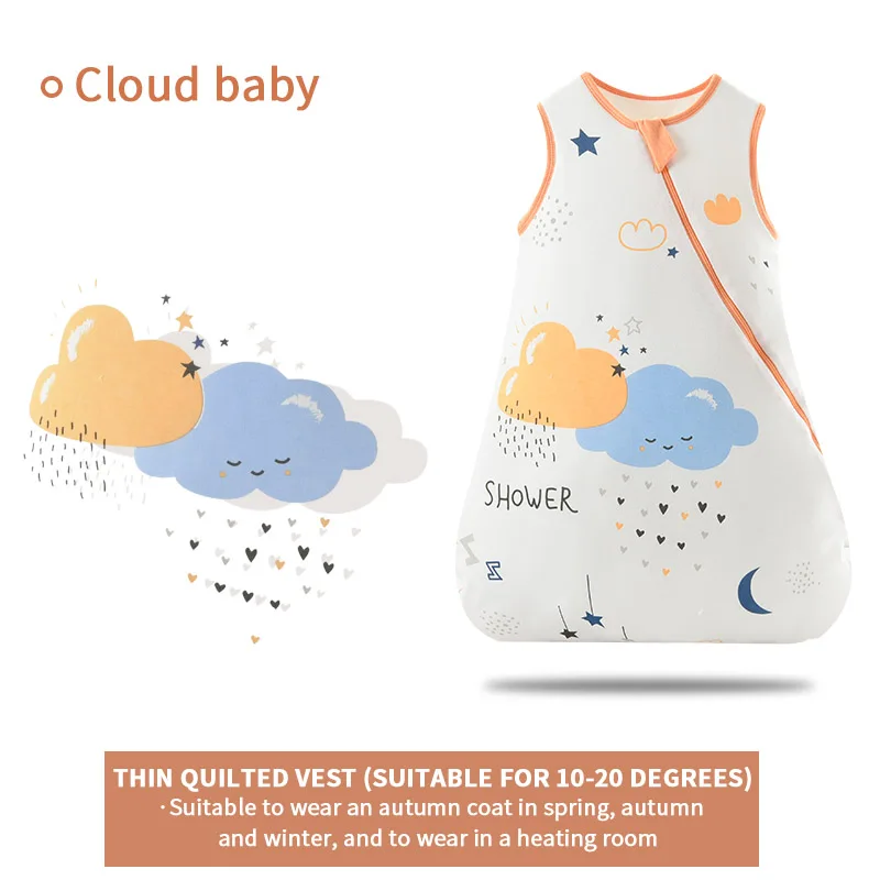 Winter Sleepwear For Kids Cotton Cartoon Jumpsuits Pajama Baby Boy Girl Sleeping Clothes 0 To 3 6 12 Months Korean Newborn Stuff