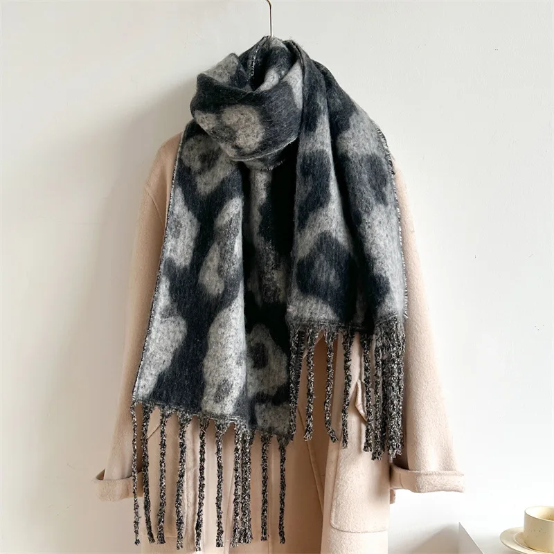 New Autumn Winter Imitation Cashmere Scarf Men Women Thickened