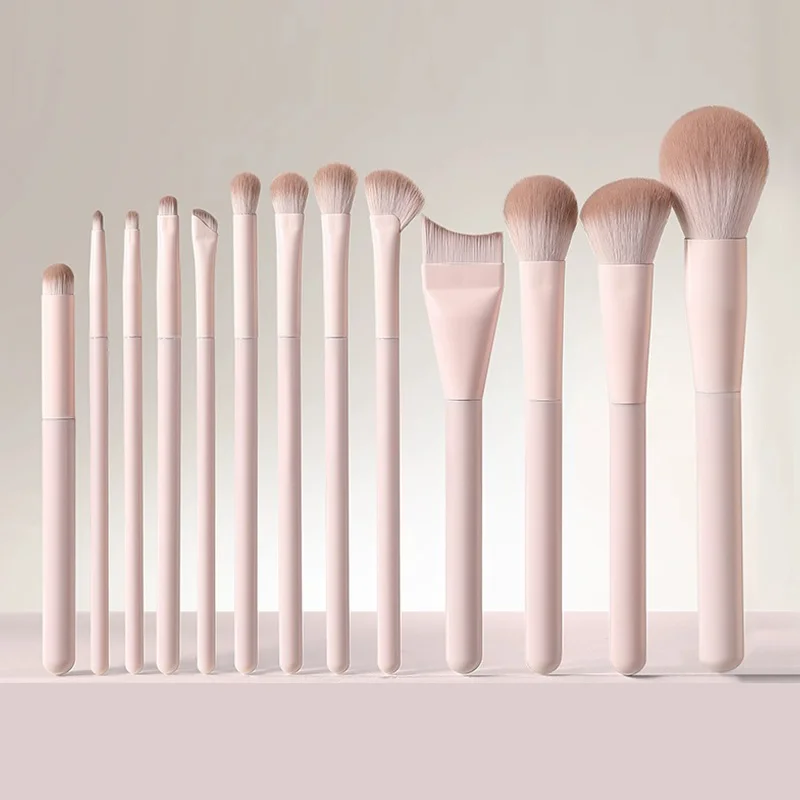 13PCS 메이크업 브러쉬 세트 파운데이션 컨실러 아이섀도우 메이크업 브러쉬 리퀴드 크림용 소프트 밀도 높은 화장품 메이크업 뷰티 도구