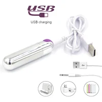 Mini 10-Vibrationsfrequenz-Vibrator, USB wiederaufladbar, wasserdicht, magische Massage, leiser Vibrator, Körpermassagegerät für Frauen 6