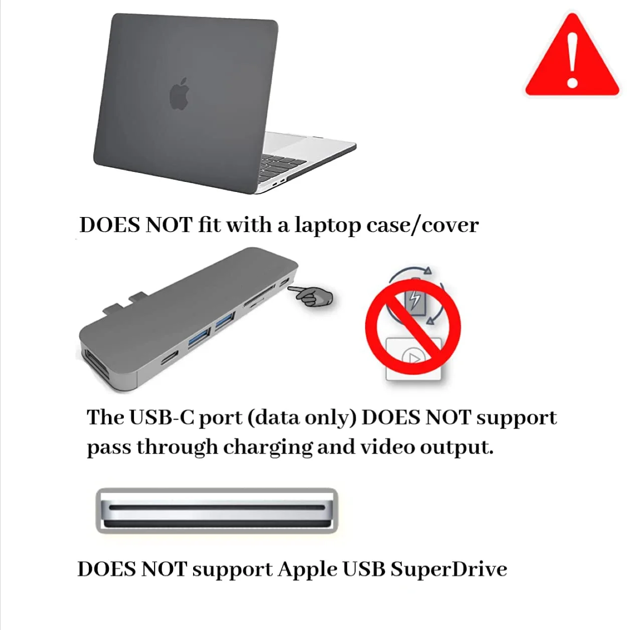 USB C Hub,Adaptateur for MacBook Air M1/M2 MacBook Pro 2021/ 2020/ 2019/  2018, 7