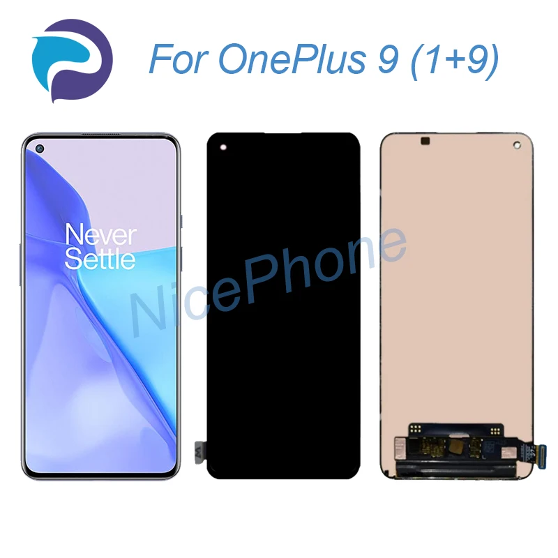 Для ONEPLUS 9 ЖК-дисплей сенсорный экран дигитайзер замена 6,55 